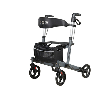 Factory Direct Four Wheel Walker Portable Aluminium Walker Walking Assistive Device for the Elderly With Wheel <strong>Walk</strong> - Product Image 4