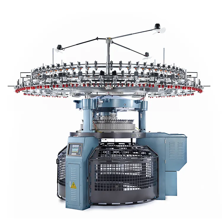 하먼 산업 무역 판매 자카드 원형 더블 저지 싱글 저지 리브 바디 사이즈 원형 편직 기계 제조업체