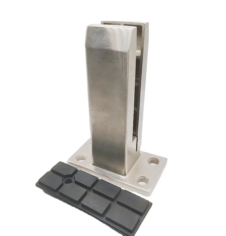 Accessoires de serrage en verre en acier inoxydable sus304 pour système de garde-corps de balustrade en verre sans cadre/balustre en fer forgé