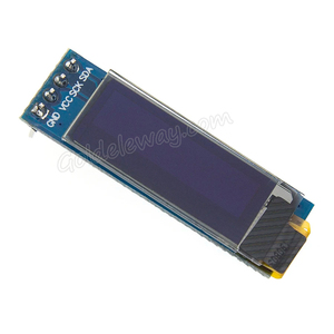 0,91-Zoll-OLED-Modul Weiß Blau OLED 128 X32 LCD-LED-Anzeige modul IIC Kommunizieren Sie LCD-Module für die Arduino ROHS-Zertifizierung