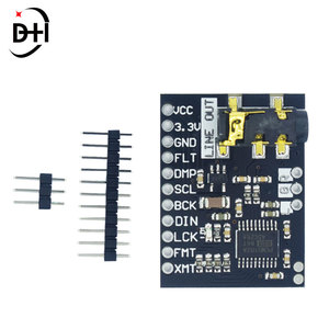For <strong>Raspberry</strong> <strong>Pi</strong> pHAT Sound Card I2S interface PCM5102 DAC Module 24-bit <strong>Audio</strong> Board With Stereo Jack Beyond ES9023 PCM1794