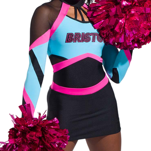 Özel Logo nefes amigo uygulama giymek OEM süblimasyon üniformaları özel baskılı nefes Spandex Cheer takım eğitim - Product Image 1