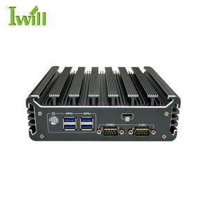 Mini PC Industrial sin ventilador Core i5 7360U de alta calidad para transporte 2x2,5G LAN 2xCOM computadora integrada duradera - Product Image 2
