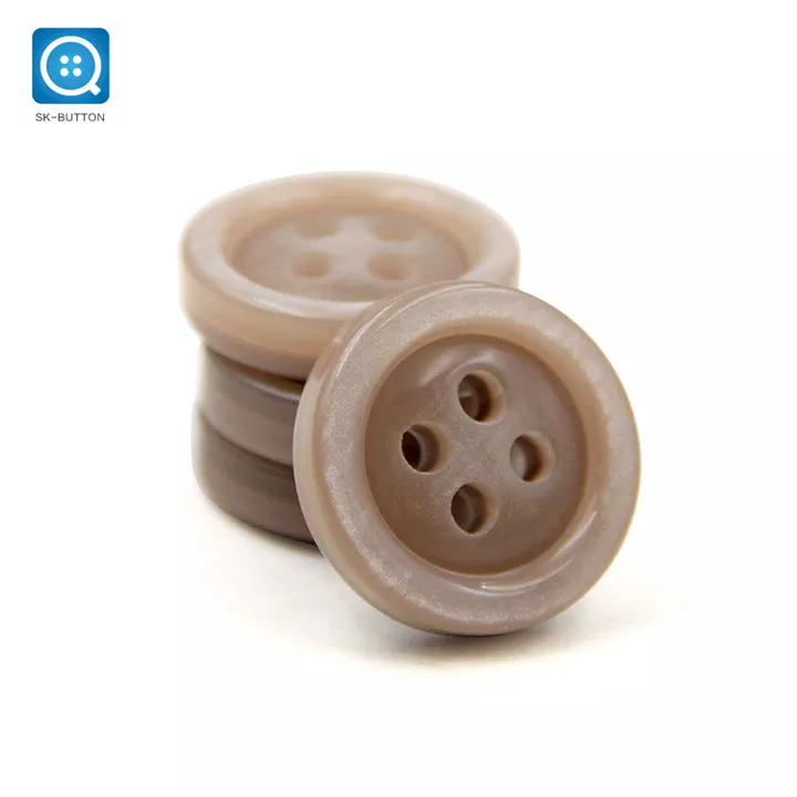 SOUKOU Factory Direct Sales Customization Cheap High Quality Plastic Colorful Resin Button