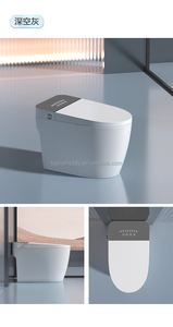 Isıtmalı koltuk ve kadın yıkama fonksiyonu ile WC akıllı tuvalet akıllı bide zemin monte uzaktan kumanda dahil - Product Image 5
