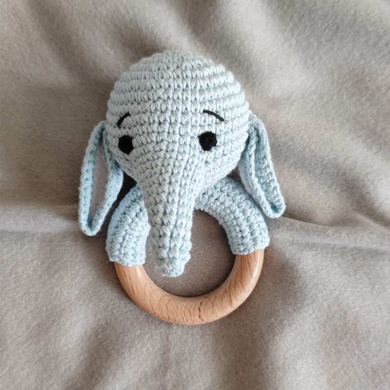 Éléphant bleu 8#