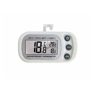 Hacha/Men ececord uncuntion herhermometer para Itchen igigital eefrigerator Thermometer, reeze Thermometer con ARGE arD ispisplay - Product Image 3