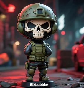 Tùy chỉnh siêu mát mẻ cuộc gọi của nhiệm vụ cổ điển nhân vật ma nhựa bobblehead-Handmade 7 "linh vật gật đầu trang trí - Product Image 5