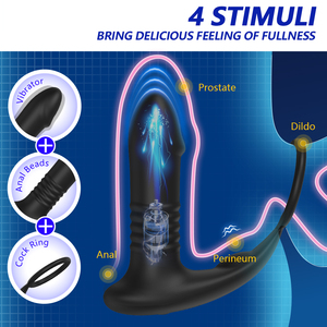 เครื่องสั่นสำหรับทวารหนักเครื่องสั่นสำหรับผู้ชายเครื่องสั่นสำหรับทวารหนักเครื่องนวดกระตุ้นการหลั่งสายรัดทวารหนักของเล่นสำหรับผู้ใหญ่เพศชาย - Product Image 2