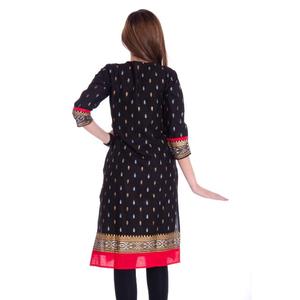 インドパキスタン全サイズコットン生地ブロックプリント女性の伝統的な冬クルティフリーサイズパーティー卸売価格 - Product Image 4
