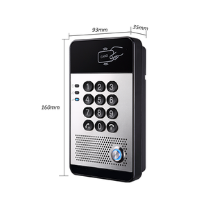 VOIP IP citofono pannello metallico prodotto citofono porta telefono accesso cancello di controllo tastiera telefoni - Product Image 4