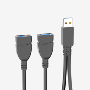 2.0 USB 3.0ขยายตัวผู้เป็นตัวเมียสายต่อขยายแบบย้อนกลับได้สายต่อขยาย3.1สาย USB สีขาวดำ - Product Image 5
