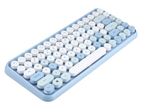 Oem工厂直接销售Sk-626bt复古蓝牙无线电脑键盘，带混色键帽和专利 - Product Image 4