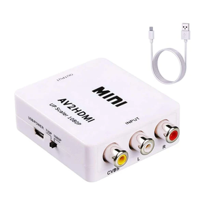 高品质出售AV2HDMl RCA影音至HDMl适配器转换器1080P音频视频电缆CVBS影音适配器，带USB电缆 - Product Image 4