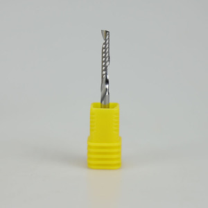 5A tek kenarlı freze kesicisi akrilik PVC malzeme kesme ve freze kesicisi karbür spiral parmak freze çakısı freze kesicisi - Product Image 3
