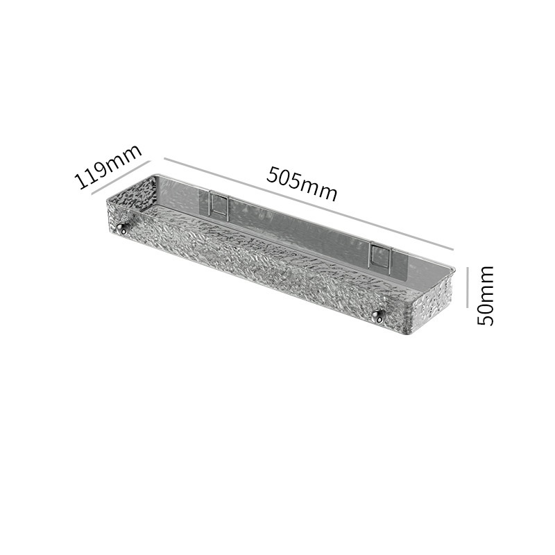 50CM - transparent silver large