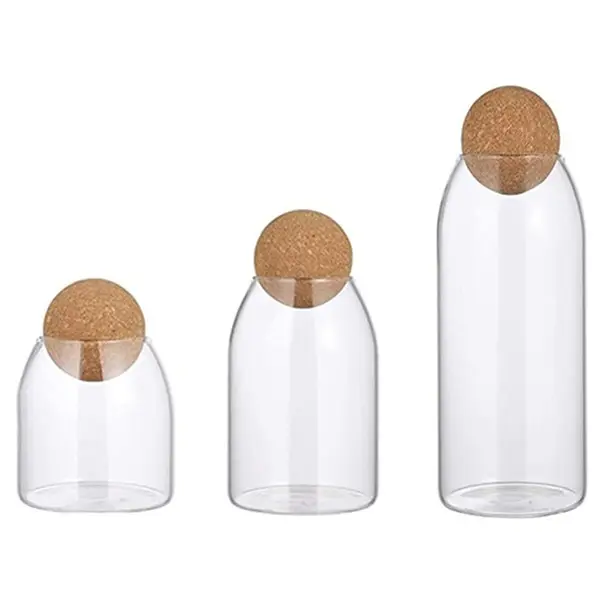 Ready to ShipIn StockFast DispatchPopular round cork glass bottle sealed jar