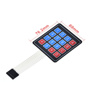 Tastiera per interruttore a membrana personalizzata elettronica intelligente 1x4 3x4 4x4 4 4x5 matrice matrice matrice matrice tastiera - Product Image 4