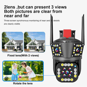 Cámara De Seguridad Exterior V380 Pro Outdoor 3 lentes Cctv Wifi 4G Sistema De Cámara De Seguridad Ip Cámara De Red Ptz Cámara De Doble Lente - Product Image 5
