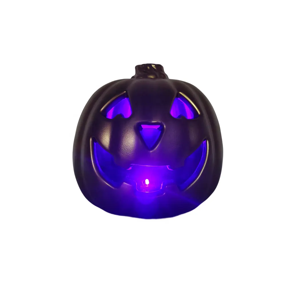 Vente en gros Chaîne de lanterne Décoration d'Halloween en plastique Citrouille d'Halloween LED