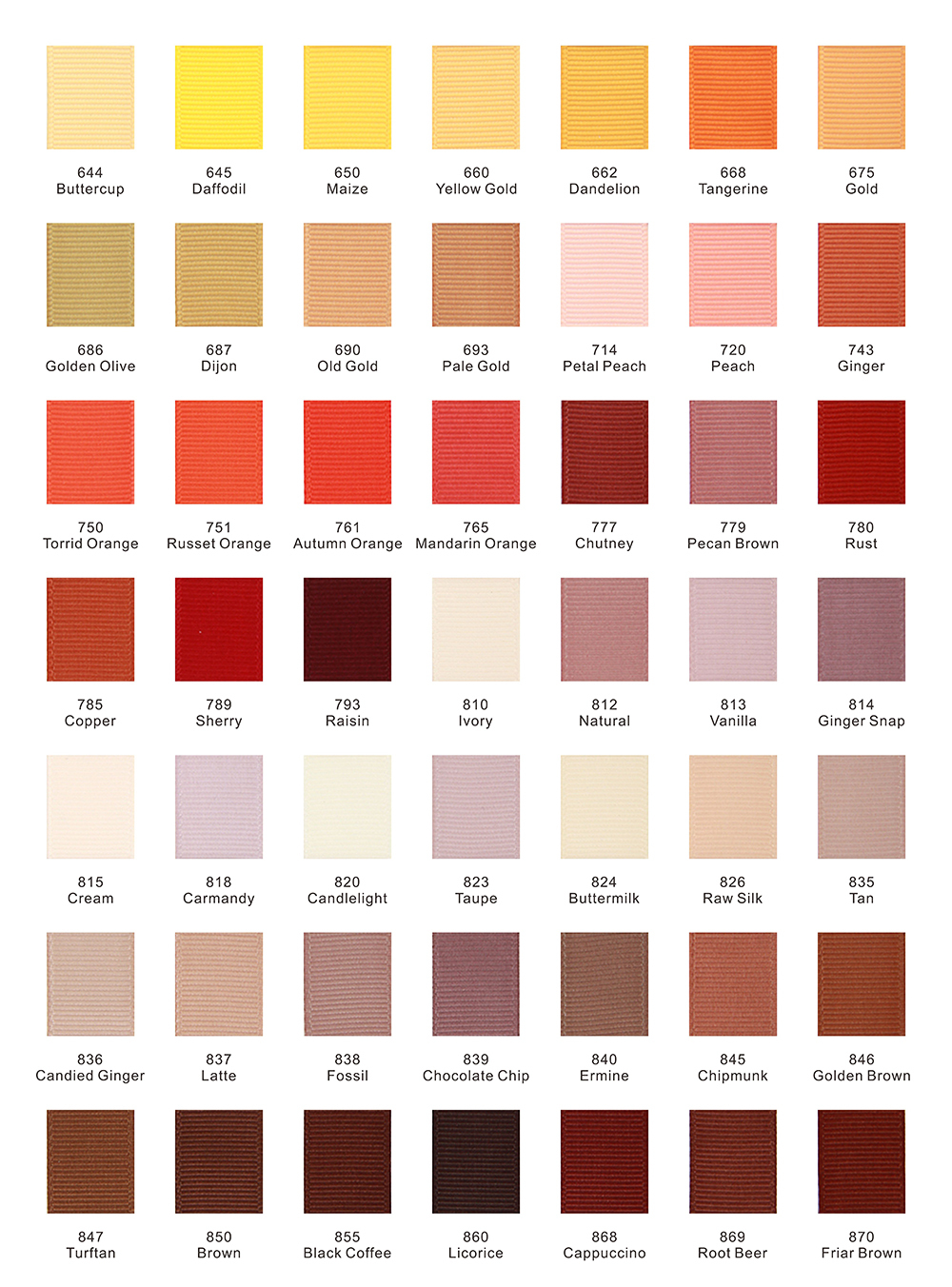 Available in multicolour