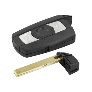 Çıkış 3-Button uzaktan akıllı anahtar kabuk Transponder olmadan HU92 Blade pil ile BMW 1 3 5 7 serisi X1 X3 X5 X6 modelleri - Product Image 5
