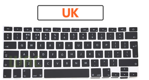 Keyboard <strong>Key</strong> Keycaps Full Set for A1989 A1990 A2159 13&quot; <strong>15</strong>&quot; <strong>Key</strong> Caps UK for Ap McBook Pro - Product Image 4
