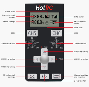 HotRC CT-6A 6CH 2.4GHz Radio System F-06A 6Ch PWM Receiver for <strong>RC</strong> Car Boat Ship Tank Drone Hobby <strong>RC</strong> Model Parts PC Battery