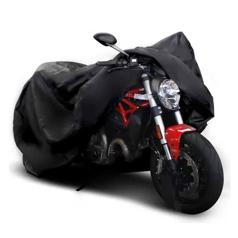 Hot Selling wasserdichte kratz feste reißfeste UV-beständige Outdoor 210D Motorrad abdeckung