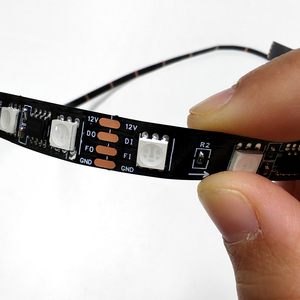 חדש dc12v צבע שחור pcb rgbic טלוויזיה תאורה אחורית רצועה אור