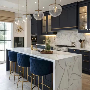 Toàn Bộ nhà tùy chỉnh phong cách Bắc Âu IKEA tủ không gian thương mại nhỏ tích hợp Nồi chiên không khí đăng nhập Đảo Lưu trữ đầy đủ - Product Image 1