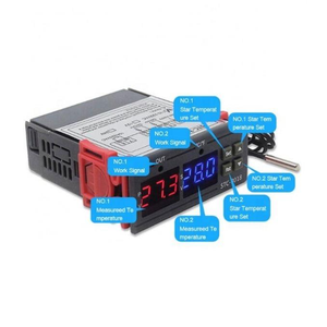 STC-3018-controlador de temperatura ajustable, pantalla Dual, DC12V
