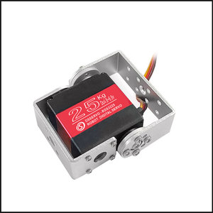 RDS3225 25kg Metal dişli dijital Servo Arduino Robot Servo uzun ve kısa düz U braketi ile