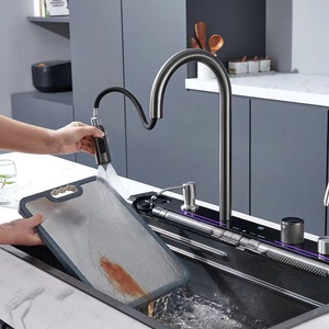 中国新款设计多功能不锈钢单碗厨房水槽排水厨房水槽 - Product Image 4