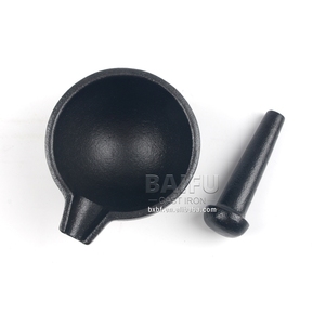 Harç ve havaneli seti dökme demir öğütücü seti için baharatlar ve tohumlar - Product Image 5