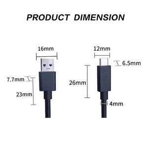 Yujie Type-C to Type-C USB 3.0 a Type-C linea dati ad alta velocità 10Gbps - Product Image 2