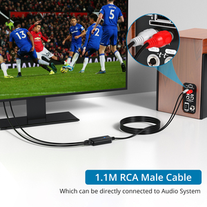 192khz USB DAC Converter Optical Toslink <strong>RCA</strong> Female Male <strong>Audio</strong> Adapter <strong>Digital</strong> Analog <strong>Audio</strong> Cable SPdif to <strong>RCA</strong> Spdif - Product Image 3