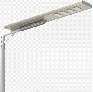80W <strong>LED</strong> Solar Power Street Light 100W Solar Panel 64Ah Lithium Battery All in One Solar Street Light - Product Image 2