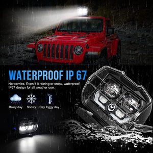ไฟค้นหา LED แบบไร้สายรีโมทคอนโทรลแบบหมุนได้360องศาสปอตไลท์ LED พร้อมฐานแม่เหล็ก - Product Image 4