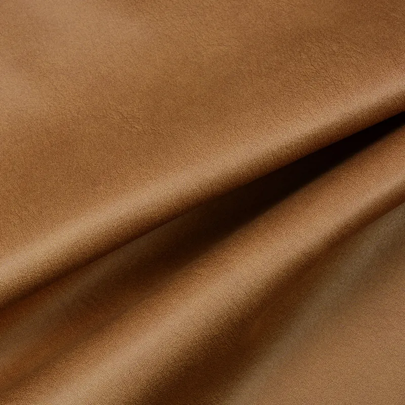 Factory Sale Various Bronzing Look Leather Recliner Sofa Fabric for Home Textile