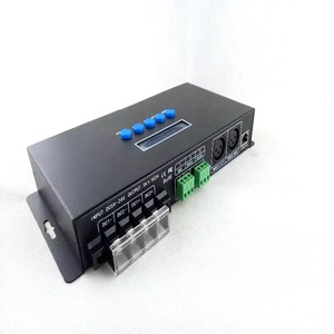 Controlador DMX artnet compatible con pantalla LCD de interfaz SPI de gran venta, controlador de luz de software de PC controlador de píxeles led