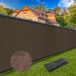 Jinguan HDPE rüzgâr siperi Net 5X50 ft 170 GSM bej ekran koruyucu çit kapak tenis mahkemesi ekran koruyucu ağları - Product Image 4