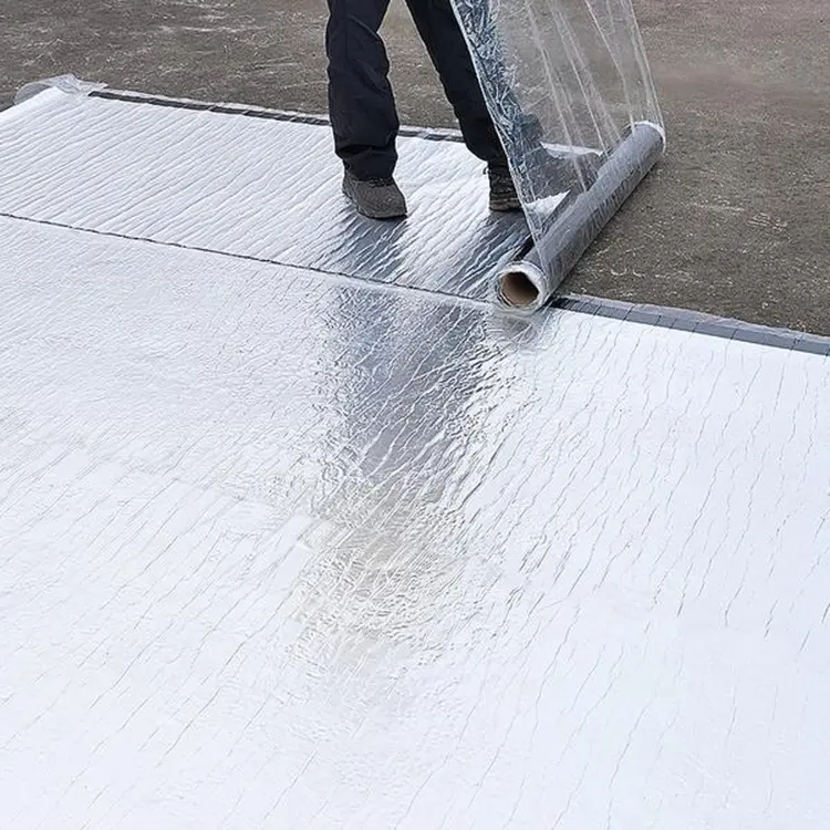 Pabrik konstruksi mudah perekat diri tahan air SBS dimodifikasi membran atap aspal/kain tebal