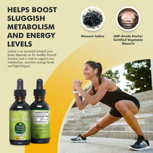 OEM Iodine Edge Organic nascent Advanced Iodine liquid Drops for Thyroid Supportブーストされたエネルギー認知機能と免疫 - Product Image 3