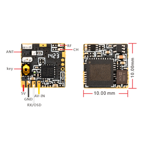NEW PandaRC Nano25 5.8ghz 40CH <strong>25mW</strong> 10*10mm Tiny Size VTX 5V Input 0.5g Weight <strong>FPV</strong> Video Transmitter for <strong>FPV</strong> Racing Micro Drones - Product Image 2