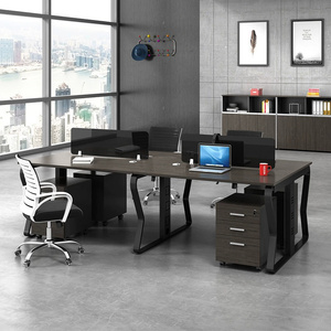 Scrivania personale di qualità personalizzata 2/4/6 postazione di lavoro Computer scrivania ufficio cubicolo personale scrivania - Product Image 3