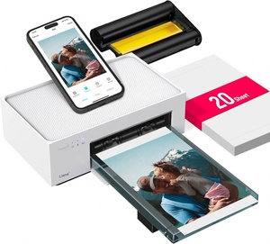 Liene 4x6'' Photo <strong>Printer</strong> Wi-Fi <strong>20</strong>/60 Sheets Full-Color Instant <strong>Printer</strong> for iPhone Android Smartphone Thermal Dye Sublimation - Product Image 1