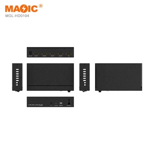 Empalmador de vídeo 4K 30Hz Hdmi 1x4 HDMI Splitter Empalmador HDMI de 4 vías 1 Entrada 4 Salida con control remoto para TV Monitores múltiples - Product Image 5