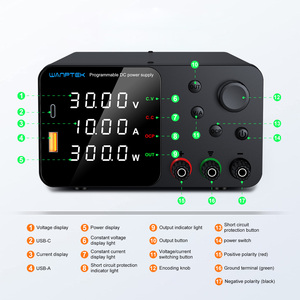 TPS305 0-30V 0-5A ayarlanabilir anahtarlama DC stabilize masaüstü güç kaynağı yüksek hassasiyetli 4-haneli LED ekran 5V/2A USB portu - Product Image 2