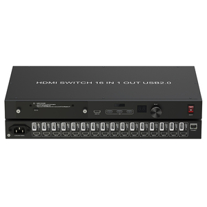 4K60 HDMI 2.0 16x1 hdmi <strong>Kvm</strong> <strong>Switch</strong> USB 3.0 Raspberry Pi <strong>KVM</strong> Remote Control 16 Computers Support Upgrade the Software Online
